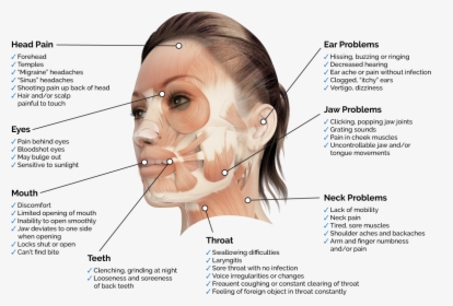 Tmj Jaw Pain, HD Png Download, Free Download