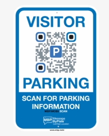 Parking Sign Qr Code, HD Png Download, Free Download