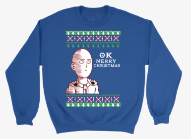 One Punch Man - Anime Christmas Shirts, HD Png Download, Free Download