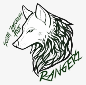 Rangers Logo White Text - Cool Drawing For Boys, HD Png Download, Free Download