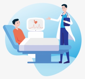 Illustration Patient Experience Step1 Visit To The - Cartoon, HD Png Download, Free Download