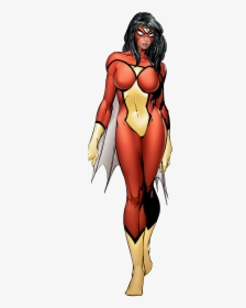 Spider-woman Transparent Background Png - Spider Woman Jessica Drew Marvel, Png Download, Free Download