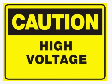 High Voltage Png - Caution Glass Door Sign, Transparent Png, Free Download