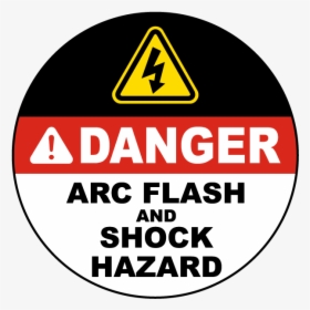 Danger Arc Flash And Shock Hazard Floor Sign - Traffic Sign, HD Png Download, Free Download