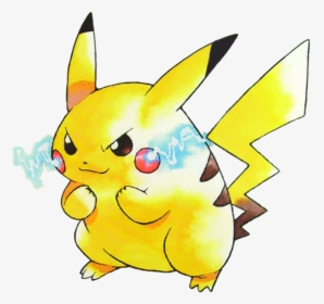 Pokemon Yellow Pikachu Art, HD Png Download, Free Download
