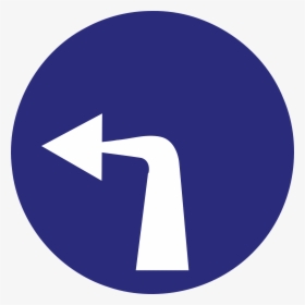 Traffic Sign Forward And Left, HD Png Download, Free Download