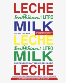 Leche Dos Pinos Milk Logo Png Transparent - Dos Pinos, Png Download, Free Download