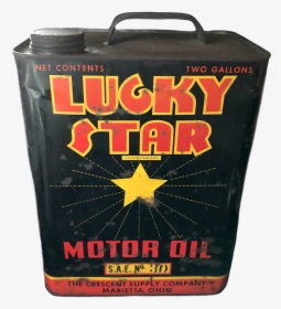 Lucky Star Oil Can - Alcoholic Beverage, HD Png Download, Free Download