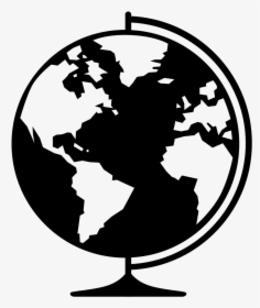 World Map Globe Earth - Earth Globe Silhouette Png, Transparent Png, Free Download