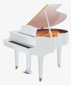 #png #piano #classic #white #music #instrument #grandpiano - White Yamaha Grand Piano, Transparent Png, Free Download