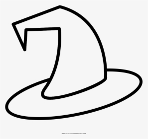 Captivating Witch Hat Coloring Page Ultra Pages Halloween, HD Png Download, Free Download