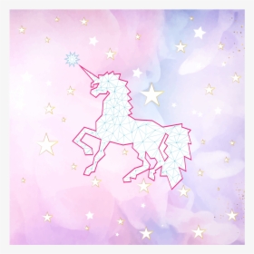 Stars Unicorn Wall Art Canvas - Display Device, HD Png Download, Free Download