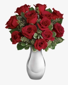 Bouquet Of Red Roses In A Vase, HD Png Download, Free Download