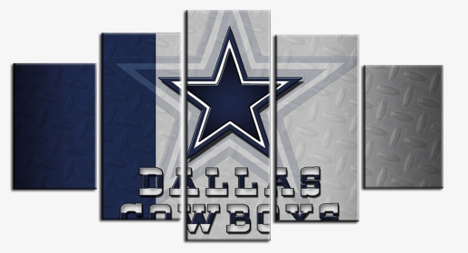 Dallas Cowboys Football Wall Art On Canvas - Dallas Cowboys, HD Png Download, Free Download