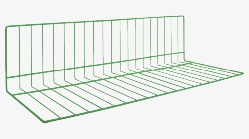 Wire Fence Divider Green - Shelf, HD Png Download, Free Download
