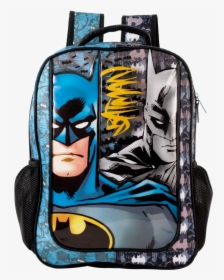 Mochila Batman Faces Grande - Batman, HD Png Download, Free Download