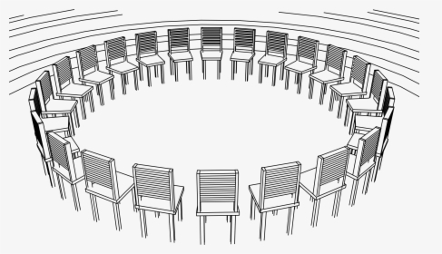 Transparent Musical Chairs Clipart - Chair In Circle Icon, HD Png Download, Free Download