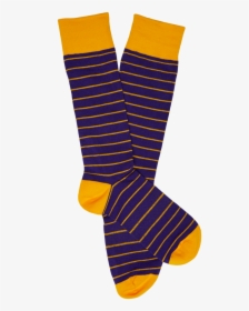 Purple And Gold - Sock, HD Png Download, Free Download