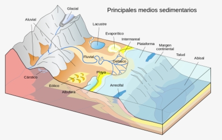 Sedimentary Rock Formation Diagram, HD Png Download, Free Download
