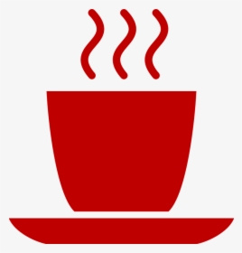 Red Coffee Cup Clip Art - Red Coffee Cup Logo, HD Png Download, Free Download