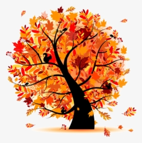 Fall Tree Clipart - Autumn Tree Clipart, HD Png Download, Free Download
