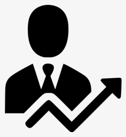Businessman User Person Income Profit Increase Arrow - Businessman Png Icon, Transparent Png, Free Download