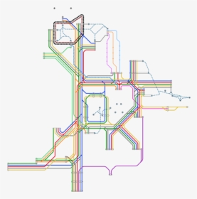 Monorail Disney Transportation Maps, HD Png Download, Free Download