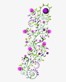 Thumb Image - Flowering Vines Line Drawing, HD Png Download, Free Download