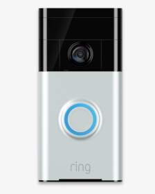 Ring Video Doorbell - Ring Doorbell Satin Nickel, HD Png Download, Free Download