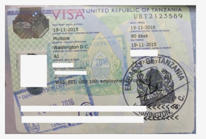 Tanzania Visa Edit - Cash, HD Png Download, Free Download