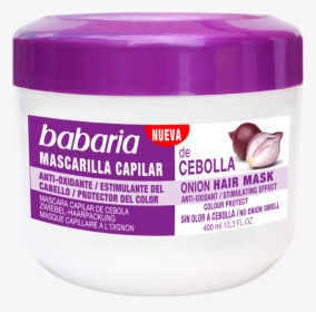 Mascarilla Capilar De Cebolla De Babaria - Cosmetics, HD Png Download, Free Download