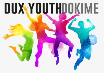 Dux Youth In Duxbury Ma - Watercolour Jumping People, HD Png Download, Free Download