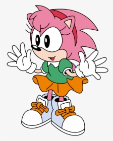 Eggs Clipart Character - Amy Rose Png Classic, Transparent Png, Free Download