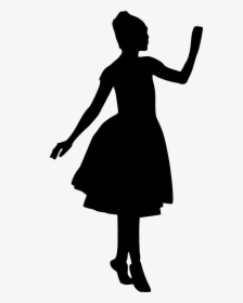 Girl Silhouette No Background Clipart, HD Png Download, Free Download