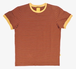 Brown Terry Stripe Tee - Blouse, HD Png Download, Free Download