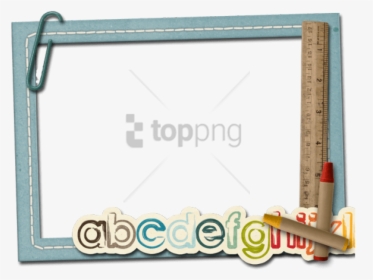 Free Png Kids Polaroid Frame Png Png Image With Transparent - School Frames And Borders Png, Png Download, Free Download