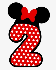One Clipart Minnie - Numero 5 Minnie Png, Transparent Png, Free Download