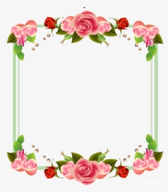 Floral Frame Png - Цветы Рамка Пнг, Transparent Png, Free Download