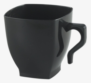 Elegant 8 Oz Black Disposable Plastic Coffee/ Tea And - Mug, HD Png Download, Free Download