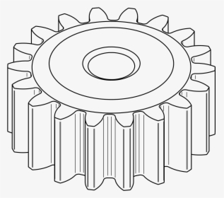 Spur Gear Easy Drawing, HD Png Download, Free Download