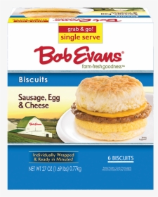 Bob Evans Sausage, Egg, & Cheese Biscuit Singles - Bob Evans Mashed Potatoes Sour Cream, HD Png Download, Free Download
