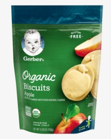 Apple Biscuits - Gerber Organic Biscuits Apple, HD Png Download, Free Download