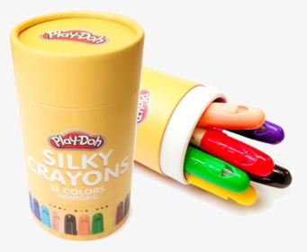 Play-doh Knob Crayon 12 Colors Washable Silky Crayon - Toy, HD Png Download, Free Download