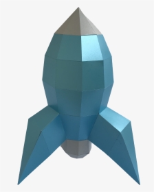Foguete Low Poly, HD Png Download, Free Download