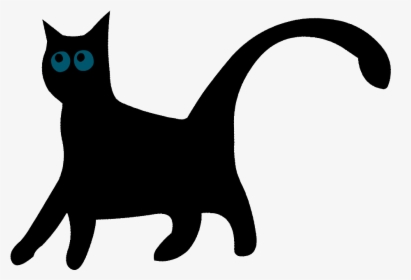 Esl Cat Meow - Black Cat, HD Png Download, Free Download