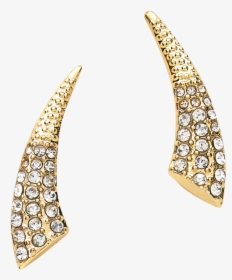 Pave Tusk Ear Crawlers - Earrings, HD Png Download, Free Download