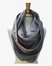 Floral Linen Infinity Scarf"  Data High Res="//cdn, HD Png Download, Free Download