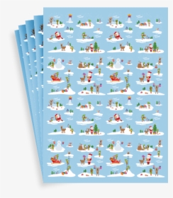 Season"s Greetings Wrapping Paper - Cartoon, HD Png Download, Free Download