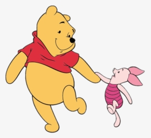 Winnie The Pooh And Piglet Walking Hand In Hand - Winnie The Pooh Walk, HD Png Download, Free Download