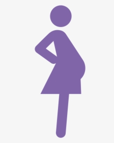 Pregnancy - Silhouette Pregnant Women Png, Transparent Png, Free Download